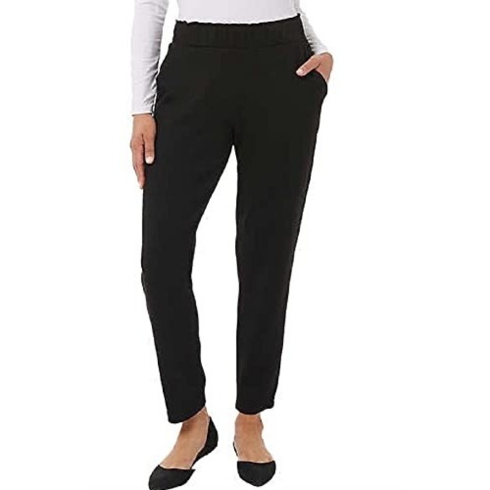 951. 32 DEGREES Cool Ladies' Pull-On Knit Pants XXL Black